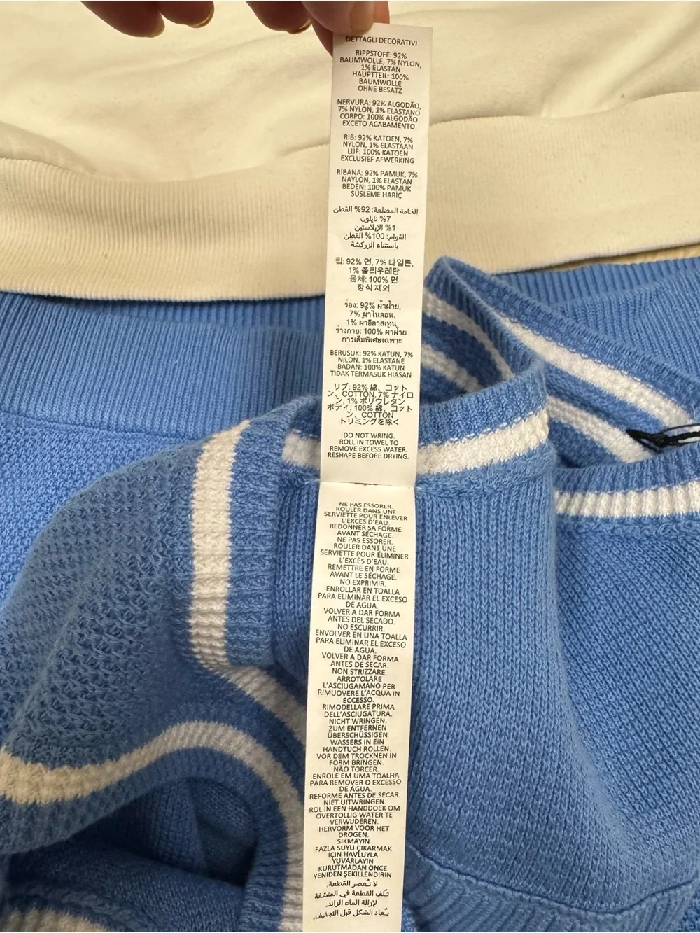 ALO Yoga Tennis Club Sweater Knit Bra Crystal Clear Blue NWT Medium